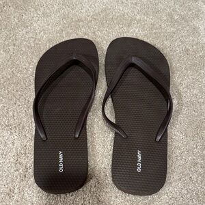 Old Navy Dark Brown Flip Flops